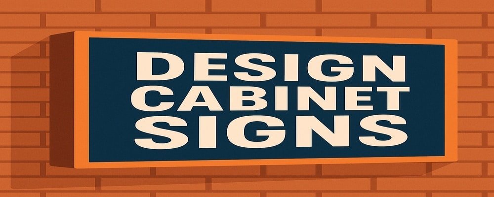 How to Design Cabinet Signs that are Bold and Effective Design Cabinet Signs
