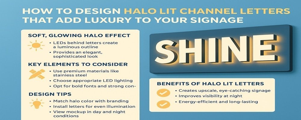 Design Halo Lit Channel Letters