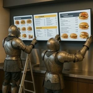 Sign Knights Post And Panel Sign