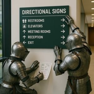 Sign Knights Directional Signs
