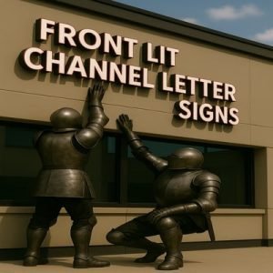 Sign Knights Front Lit Channel Letter Signs