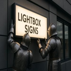 Sign Knights Lightbox Signs