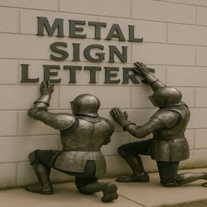Sign Knights Metal Sign Letters
