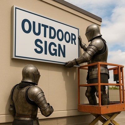 Outdoor Sign Installations
