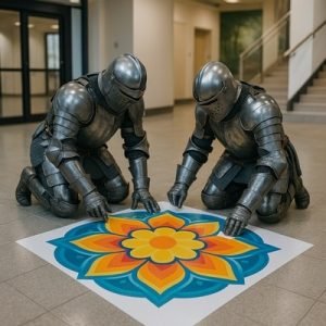Sign Knights Printed Floor Graphics
