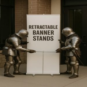 Sign Knights Retractable Banner Stands
