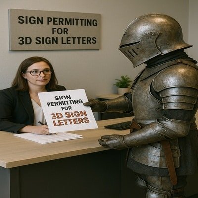 Sign Permitting for 3D Sign Letters
