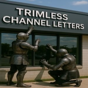 Sign Knights Trimless Channel Letters