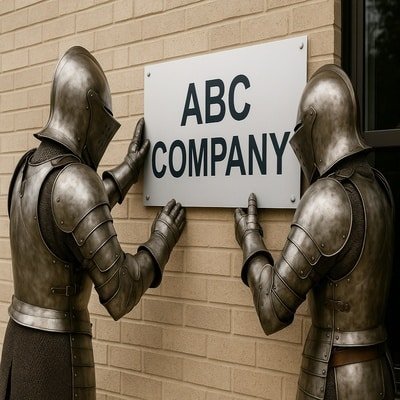 Wall-Mounted Sign Removal Services