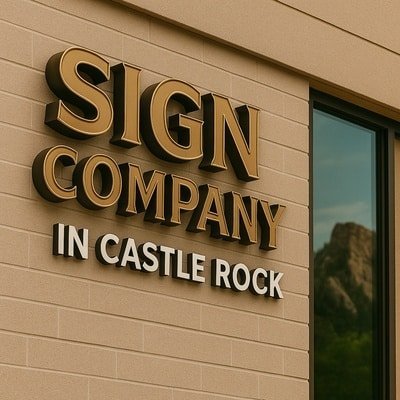 Castle Rock Sign Company Near Me