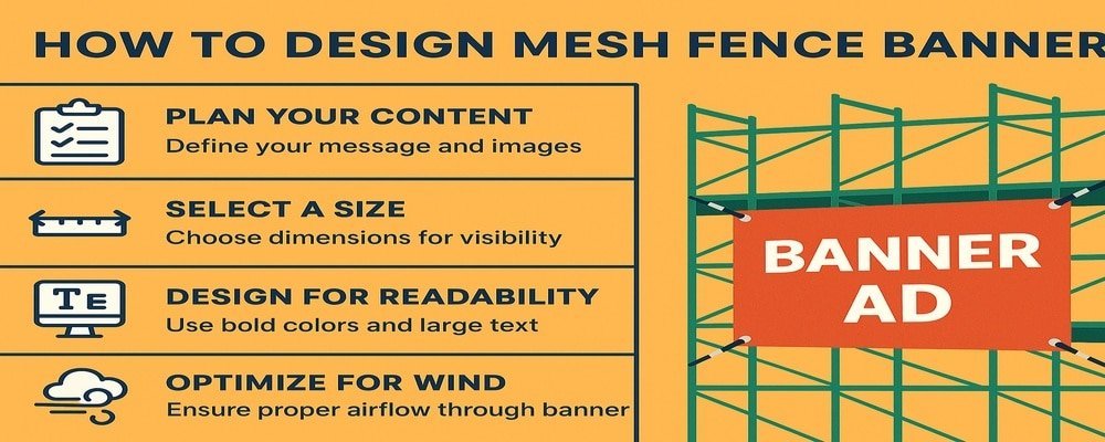 Design Mesh Fence Banners