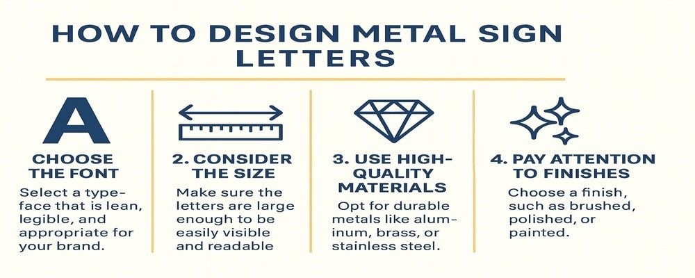 Design Metal Sign Letters