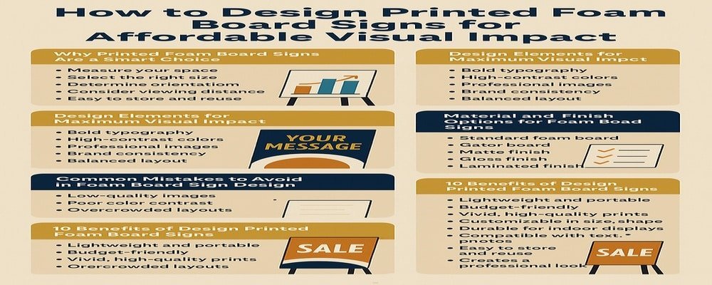 Design Printed Foam Board Signs