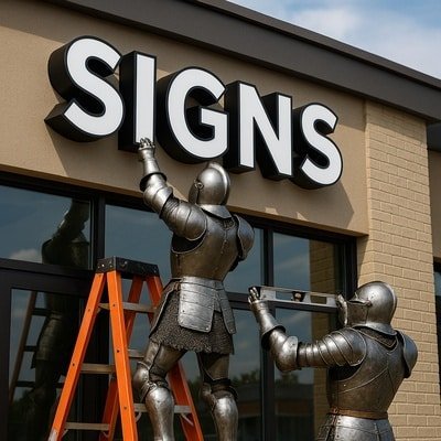Sign Install Signs for Businesses