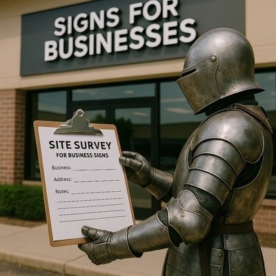 Site Surveys for Business Signs