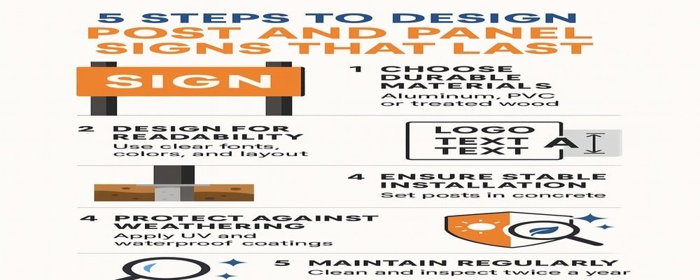 Design Post and Panel Signs